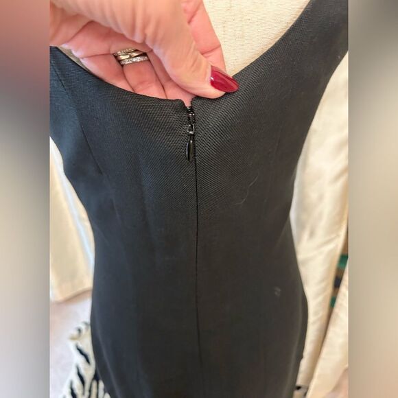 Didier Ludot Black Sleeveless Cocktail Dress Made in France – Size 40 - Picture 4 of 12